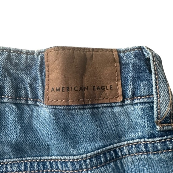 American Eagle Women's Denim Ruffle Mini Skirt Size 6 NWOT - Picture 3 of 9